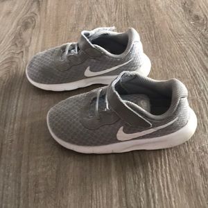 Gray nike sneakers